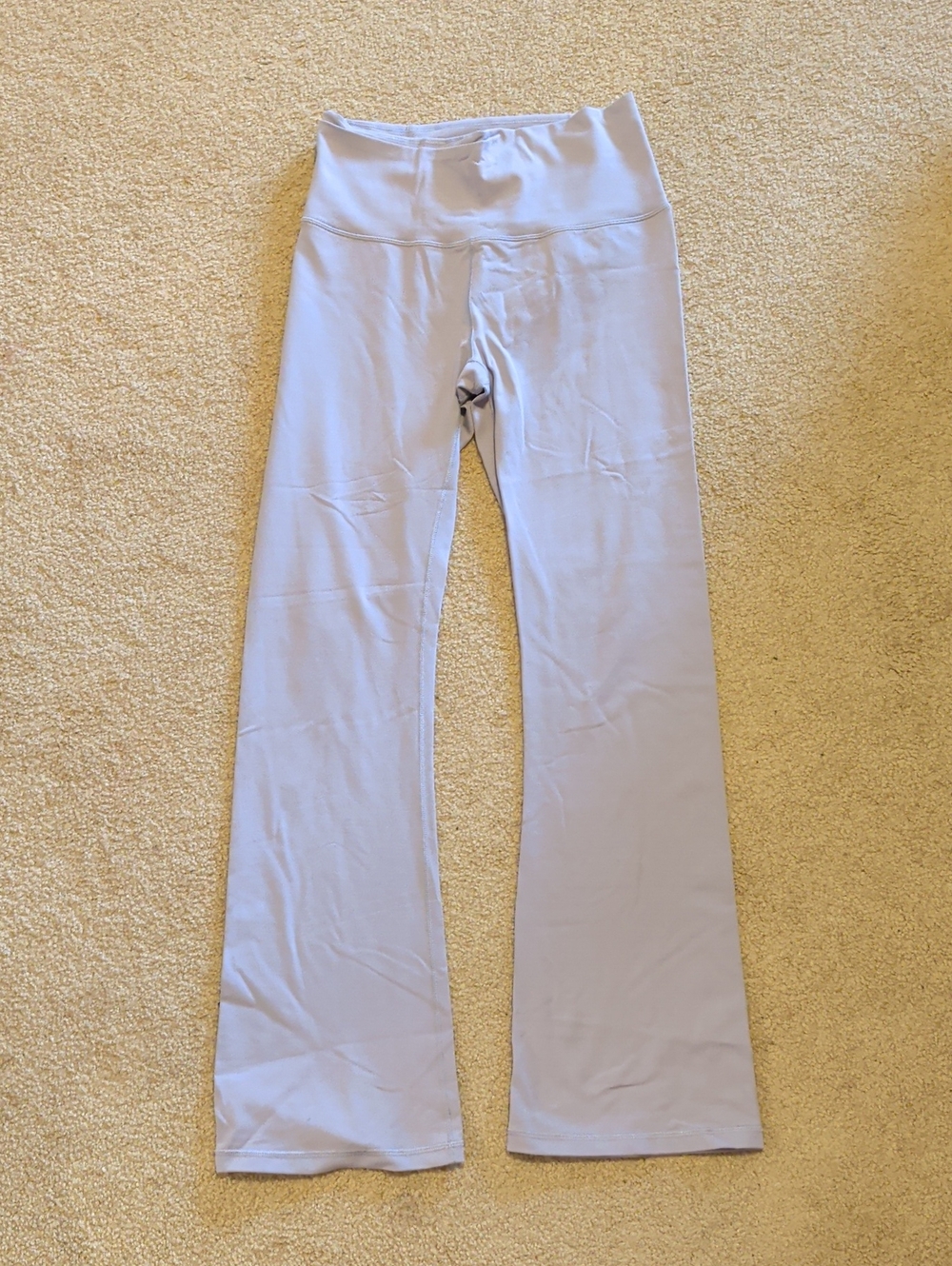 Lilac High-Waist Flare Yoga Pants